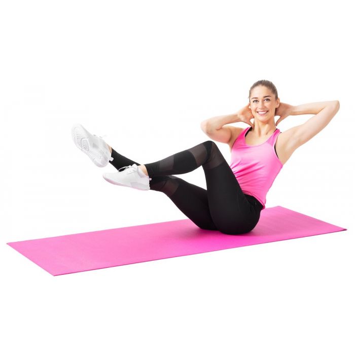 Atom yogamatta 4mm, rosa - Träningsmattor och Underlag - TB305874-PINK - 1