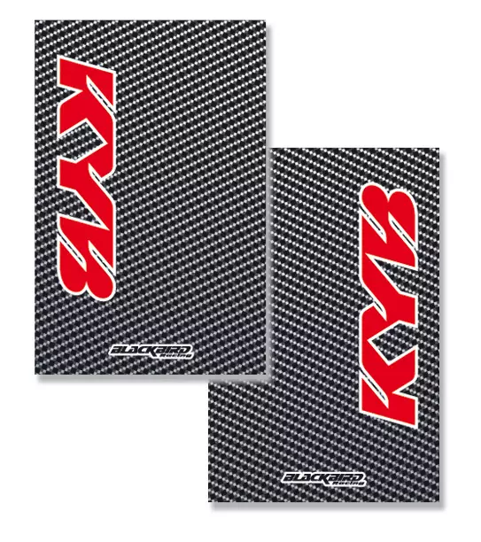 Blackbird Gaffeldekaler Carbon Kayaba - Motocross framgaffel dekaler - 381-5015K - 1