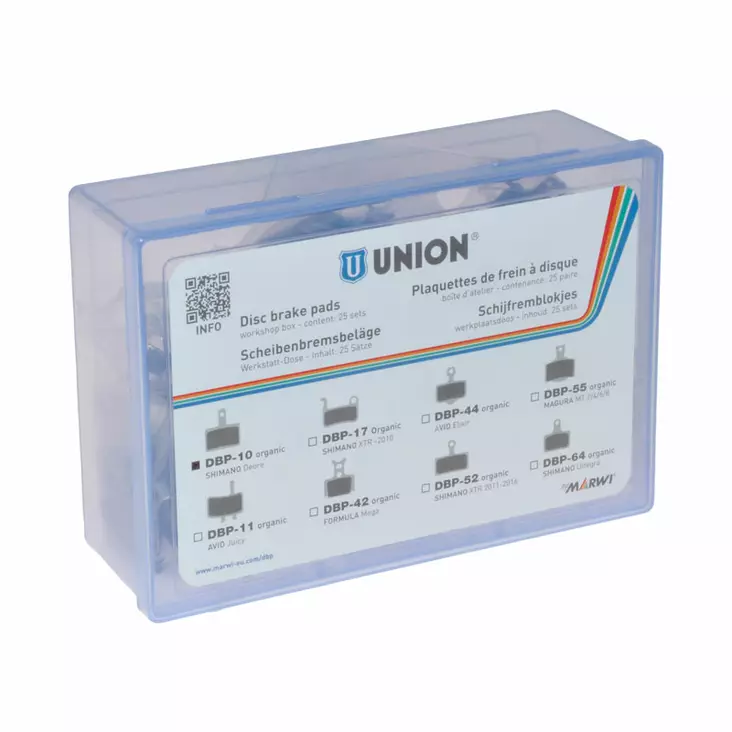 Skivbromsbelägg MARWI, DBP-11, Workshop box, 25 pr, Avid / Juicy - Skivbromsklossar - DBP-11-BULK - 1