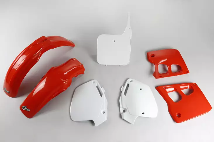 UFO Plastkit 5-delar OEM 999K CR250 90-91 - Motocross plastsats - 650-K097-999K - 1