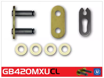 RK GB420MXU2 Kedjelås Guld - Motocross kedjor - 282-420200-CL - 1