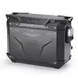 Givi Trekker Outback EVO Black alum. side-case left, 37 ltr, sold without lock - MC Bakväskor - 321-OBKEV37BL - 1