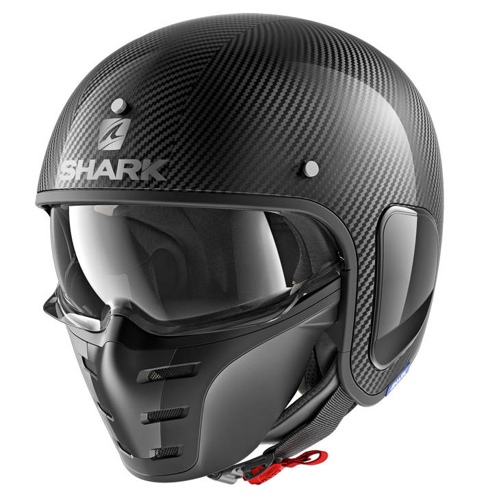 MC- hjälm Shark S-Drak, carbon - MC öppningsbara och öppna hjälmar - HE2700EDSK-L - 1