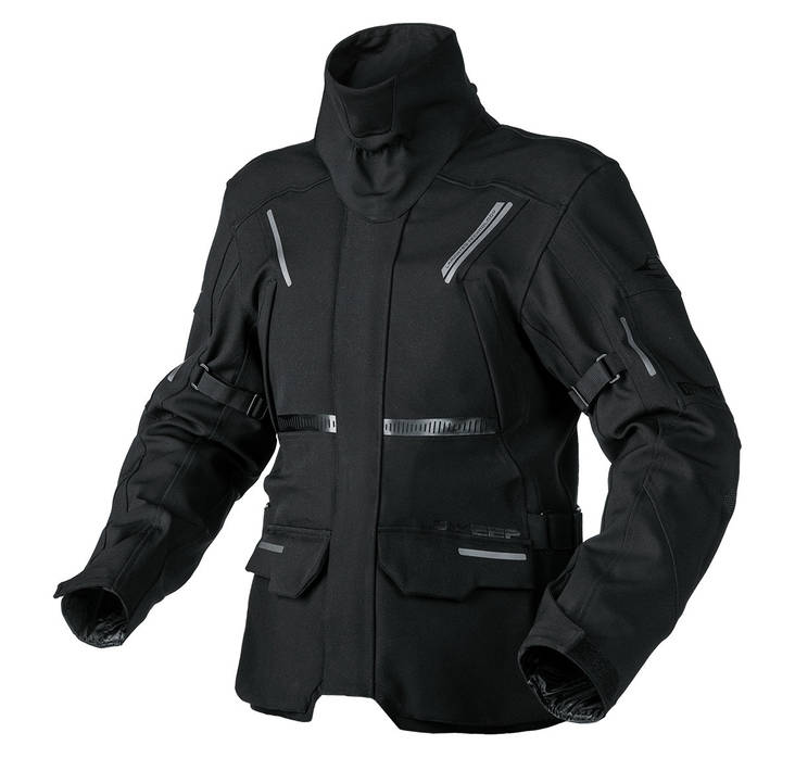 MC jacka Sweep Laminatorför damer, svart - MC jackor - TJLAML - 2