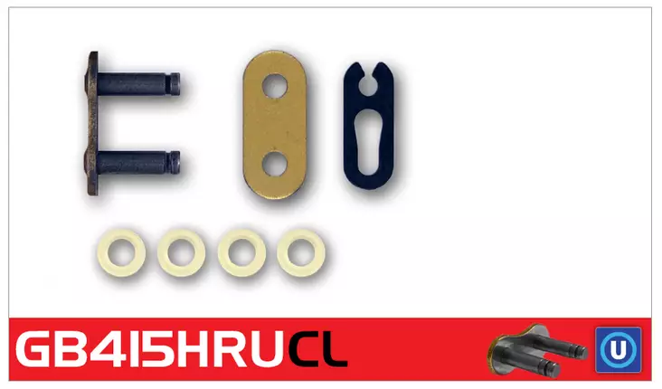 RK GB415HRU Kedjelås - Motocross kedjor - 282-415120-CL - 1