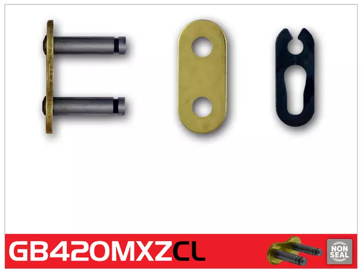 RK GB420MXZ4 Kedjelås Guld - Motocross kedjor - 282-420160-CL - 1