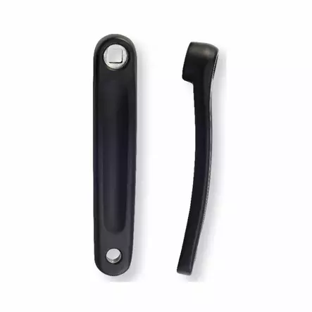 Vevarm vänster 175mm, alu, svart, square - Pedalvevar - 60304M - 1