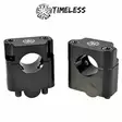Timeless Styrfästen/Riser, 22mm->28,6mm +35mm, svart - MC Styren tillbehör - 306-71540M - 1