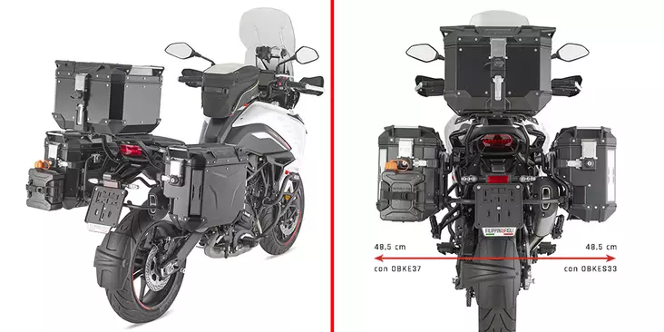 Givi Pannier Holder Benelli TRK 702 (2023) - MC Väskhållare - 322-PLOS8717CAM - 1