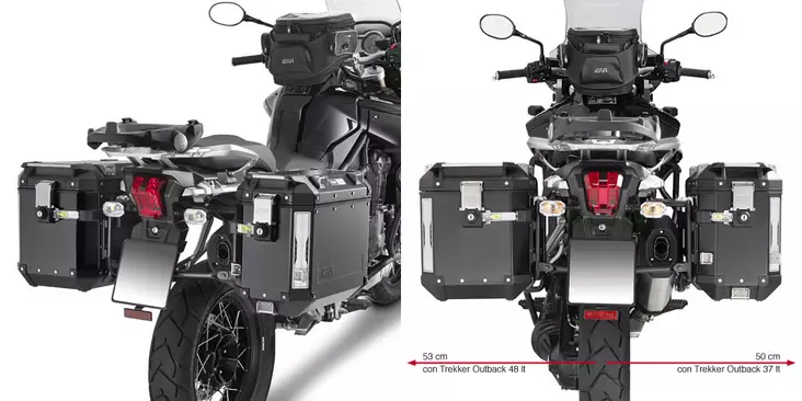 Givi Tubular pannier holder for Trekker Outback Tiger Explorer 1200 12-17 - MC Väskhållare - 322-PL6408CAM - 1