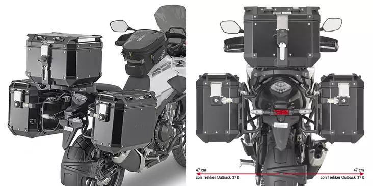 GIVI RAPID RELEASE SIDE CASE HOLDER - MC Väskhållare - 322-PLO1171CAM - 1