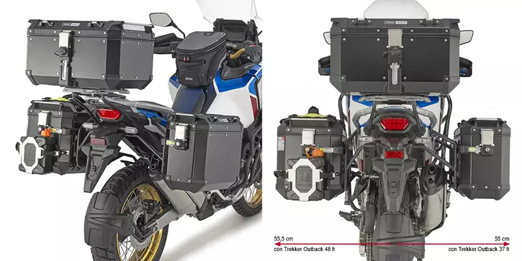 GIVI RAPID RELEASE SIDE CASE HOLDER - MC Väskhållare - 322-PLO1178CAM - 1