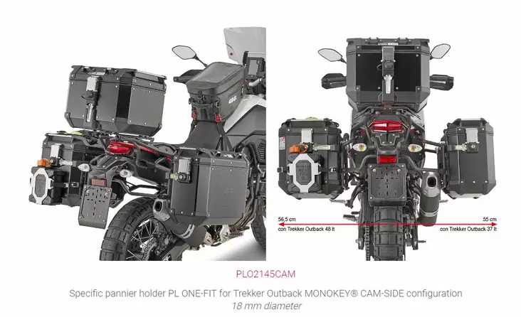 GIVI RAPID RELEASE SIDE CASE HOLDER - MC Väskhållare - 322-PLO2145CAM - 1