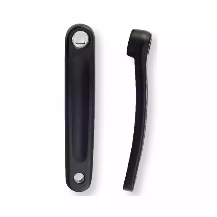 Vevarm vänster 175mm, alu, svart, square - Pedalvevar - 60304M - 1