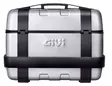 Givi Trekker 46 lit toppbox/sidoväska aluminium finish m svart, toppöppning - MC Sidoväskor - 321-TRK46N - 1