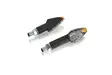 Puig Turn Light Peak Short Black Leds Homologated - MC Blinkers - 33-4491N - 1