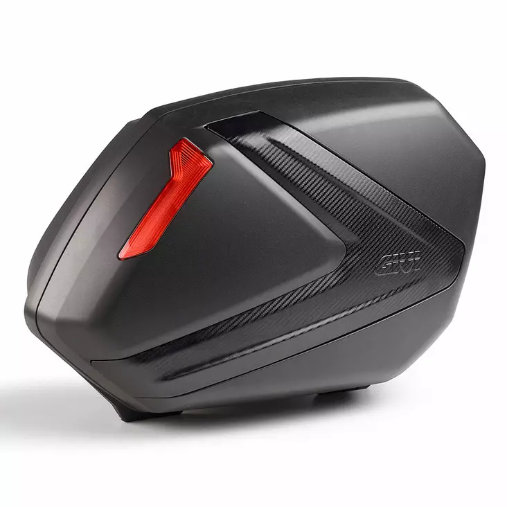Givi Sidoväskor V37N, carbon look med röda reflexer - MC Sidoväskor - 321-V37NN - 1