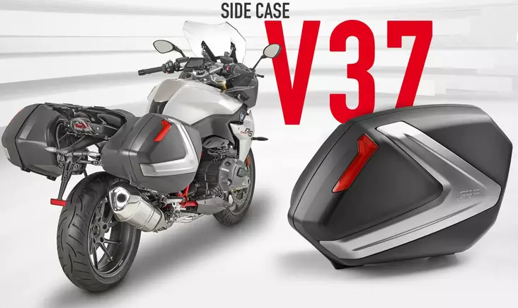 Givi Sidoväskor V37N, röda reflexer - MC Sidoväskor - 321-V37N - 1