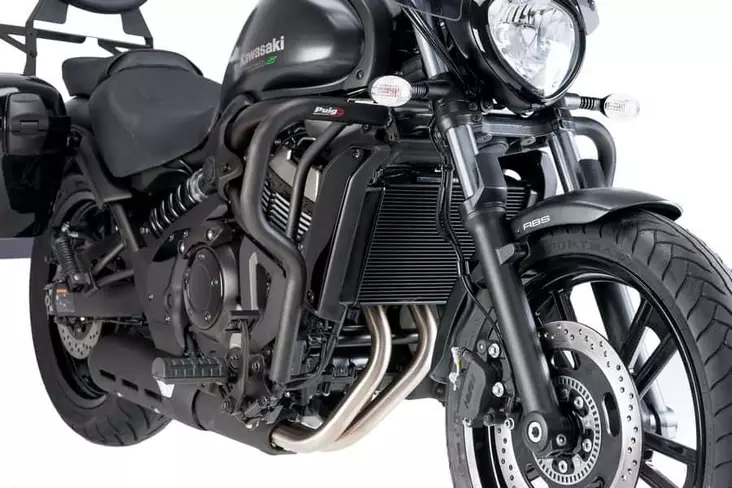 Puig Engine Guards Kawasaki Vulcan S/Cafe 15-18' C/Blac - MC Depå produkter och lyftanordningar - 33-8544N - 1