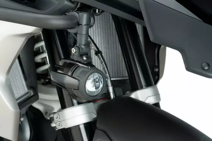 Puig Kit Auxiliary Lights Homo. + Clamps C/Black - MC Framlyktor - 33-3489N - 1