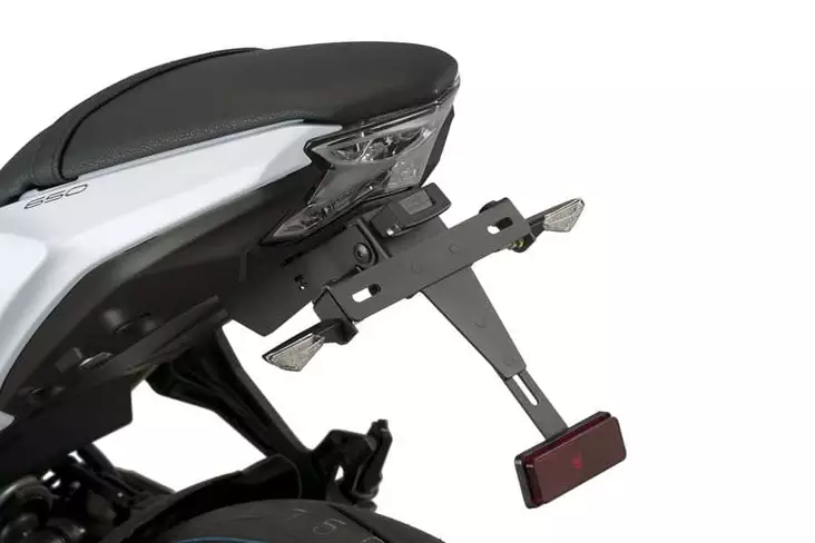 Puig License Support Kawasaki Ninja 650/Z650 17-18' C/N - MC Skylthållare - 33-9353N - 1