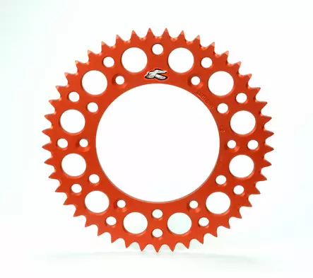 Renthal Bakdrev SX+F 90- HVA 14- 52t GP Orange - Motocross bakdrev - 455-224U-520-52GPO - 1
