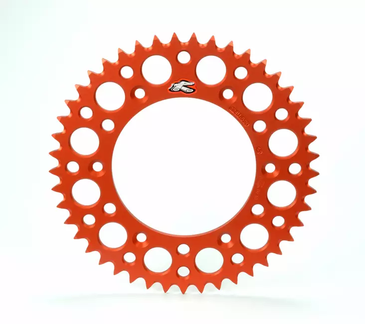 Renthal Bakdrev SX+F 90- HVA 14- 48t GP Orange - Motocross bakdrev - 455-224U-520-48GPO - 1