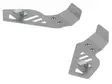 Rear A-arm guards (aluminium): CanAm G2 -2016 - Stödarmsskydd - 028206VP - 1