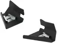 Pl. Front A-arm guards (pair) Polaris Sportsman 570 (2021+) - ATV plast hasplåtar - 0227002VP - 2
