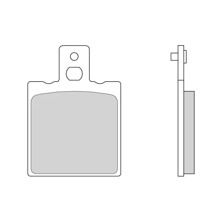 Brembo Bromsbelägg Bak Sintrad Road 07BB01SP - MC Bromsbelägg - 231-BB01SP - 1
