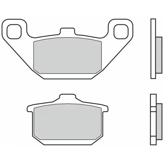 Brembo Bromsbelägg Bak Sintrad Road 07KA08SP - MC Bromsbelägg - 231-KA08SP - 2
