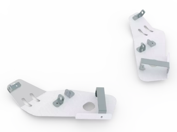 Rear A-arm guards (aluminium): CanAm G2 Outlander: CanAm G2 Renegade: (2017-2018) - Stödarmsskydd - 0218810VP - 1