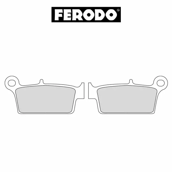 Ferodo brombklossats Platinum: Gas Gas, Honda, Kawasaki, TM, Yamaha (1987-2008) - MC Bromsbelägg - 236-FDB539P - 1