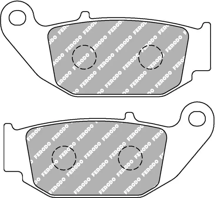 Ferodo brombklossats Platinum taakse: Honda CBR 125R, CRF 250 M, Suzuki GSX-R 12 - MC Bromsbelägg - 236-FDB2275P - 1