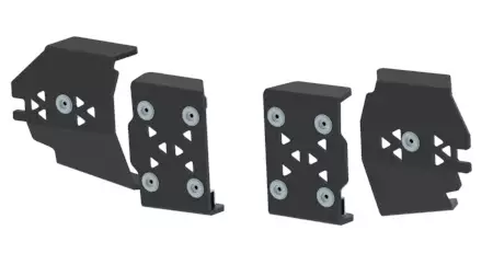 Pl. Rear A-arm guards (pair) Polaris: Sportsman XP (2017+): Sportsman Touring XP 1000 (2018+) - Stödarmsskydd - 0219510VP - 1