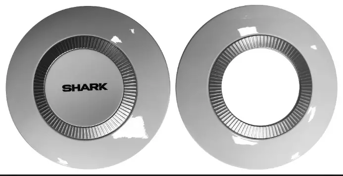 Shark Nano side covers, white - Hjälm reservdelar - FX6410P - 1