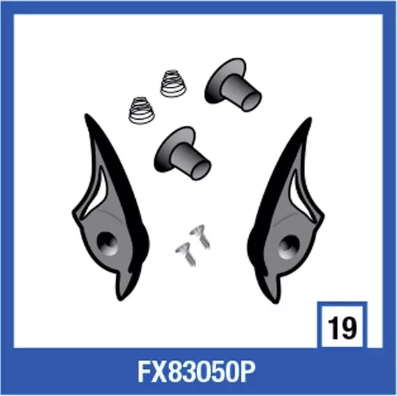 Shark Speed-R/Race-R visor locking spring - Hjälm reservdelar - FX83050P - 1