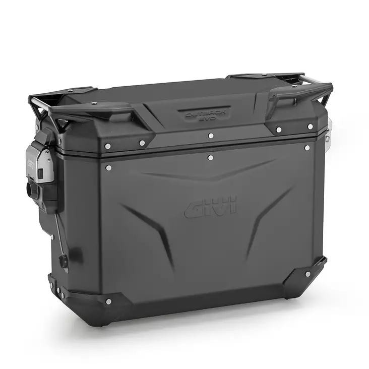 Givi Trekker Outback EVO Cam-Side, Black alum., right, 37 ltr, sold without lock - MC Bakväskor - 321-OBKEVS33BR - 1