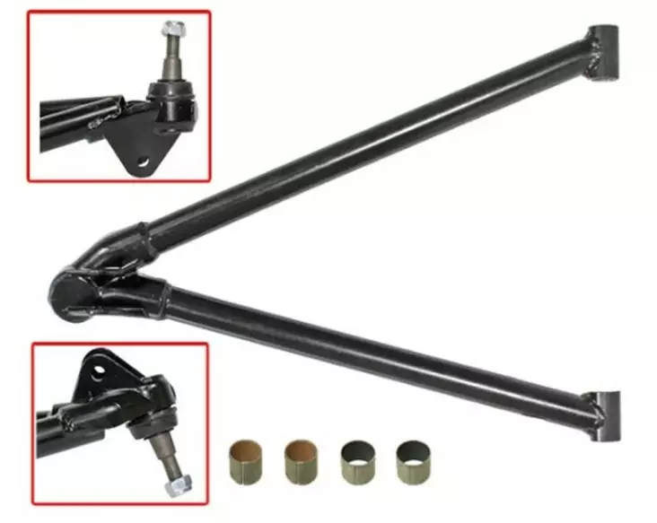 Sno-X nedre A-arm Höger 36'' Arctic Cat (Svart) - Snöskoter A-armar - 88-08664R - 2