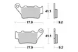 SBS Bromsklossats Sintered Bak 675LS - MC Bromsbelägg - 23-675LS - 1