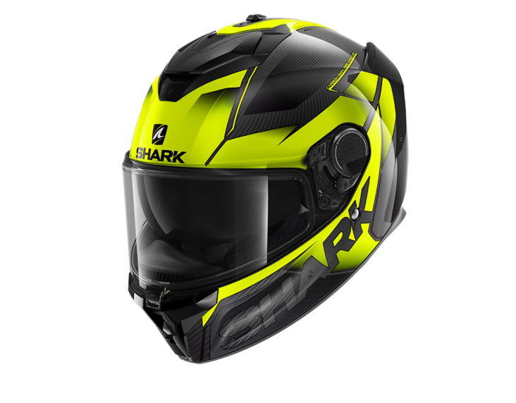 MC- Integralhjälm Shark Spartan GT Carbon Shestter, gul - MC integralhjälmar - HE7005EDYY-XS - 2