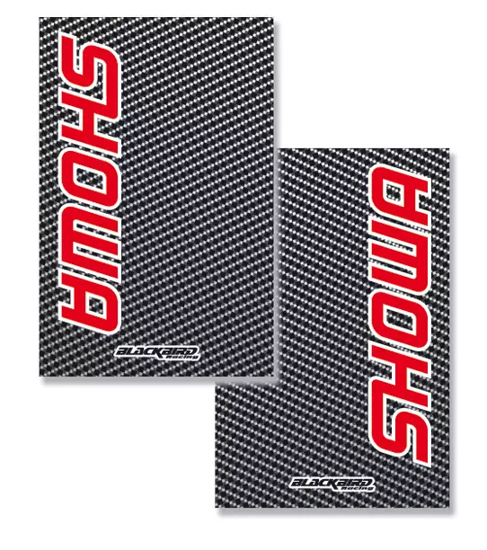 Blackbird Gaffeldekaler Carbon Showa - Motocross framgaffel dekaler - 381-5015S - 1