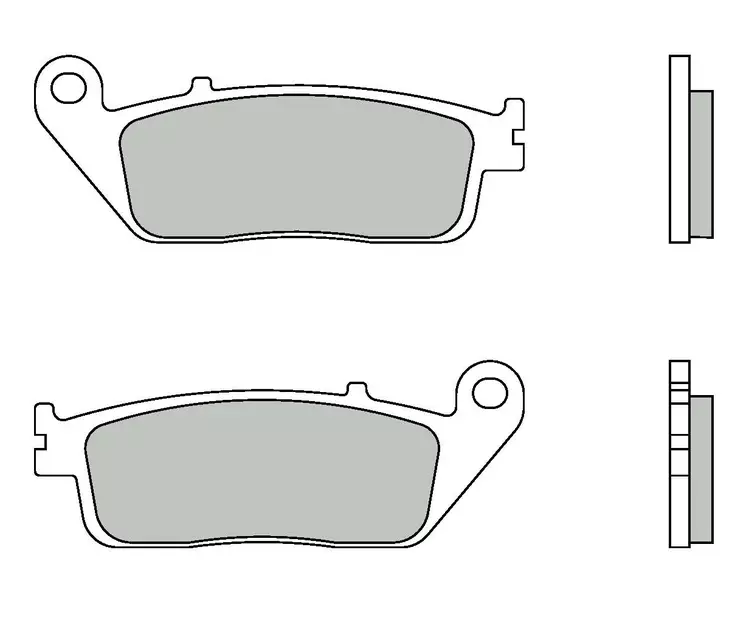 Brembo Bromsbelägg Maxi-Scooter 07075XS - MC Bromsbelägg - 231-07075XS - 2