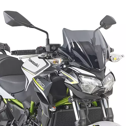 Givi Vindruta, Rökfärgad, 28 x 36,5 cm, Kawasaki Z650 (2020-2022) / Yamaha MT-03 320 (2020-2022) - MC Vindrutor - 323-4128S - 1