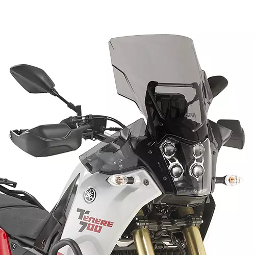 Givi Vindruta, Rökfärgad, 39,5 x 39,5 cm, Yamaha XTZ700 (2020-2022) - MC Vindrutor - 323-D2145S - 1