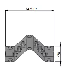 JetPort Flexi tillägsmodul small, grå - Vattenskoterbryggor - 116-03-S - 1