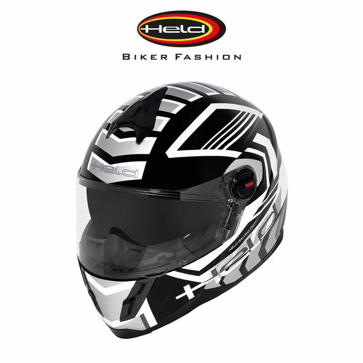 Held Scard barn mc- hjälm Säkerhet: ECE 22.05 Storlekar: S (50 cm), M (52 cm), L (54 cm) Vikt: 1.250 g - Barns MC hjälmar - 7421-014-XXXS - 1