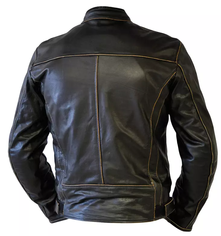 Skinnjacka Timeless Victory, svart/beige - MC skinnjackor - 83501-001-S - 2