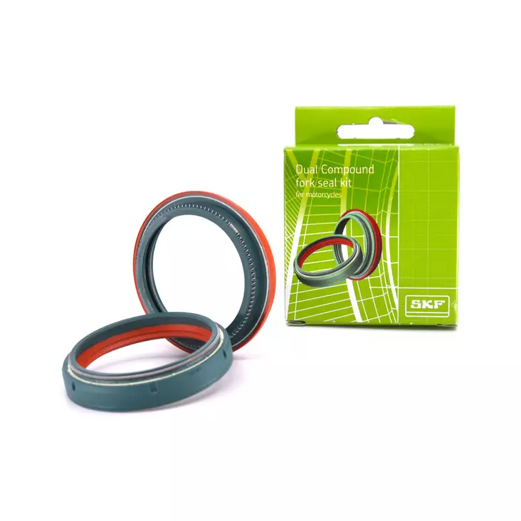 SKF oil & dust seal Dual Compound 43mm SHOWA - Motocross oljetätningar - 220-DUAL-43S - 1