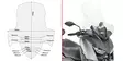 GIVI SPOILER YAM. X-MAX 300 (2017) - MC Vindrutor - 323-D2136ST - 1